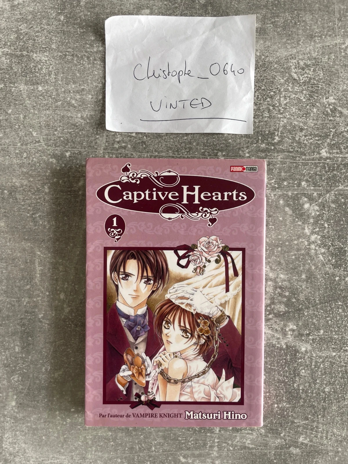 Manga Captive hearts tome 1  version française.